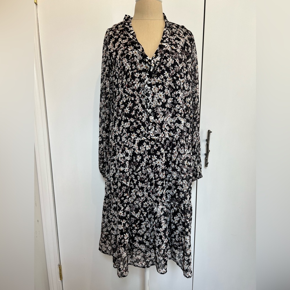 Marc Cain floral dress, US 10/12